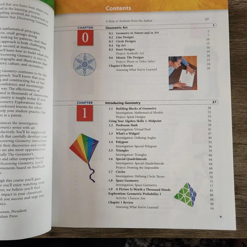 Discovering Geometry An Investigative Approach Michael Serra Hardcover Textbook